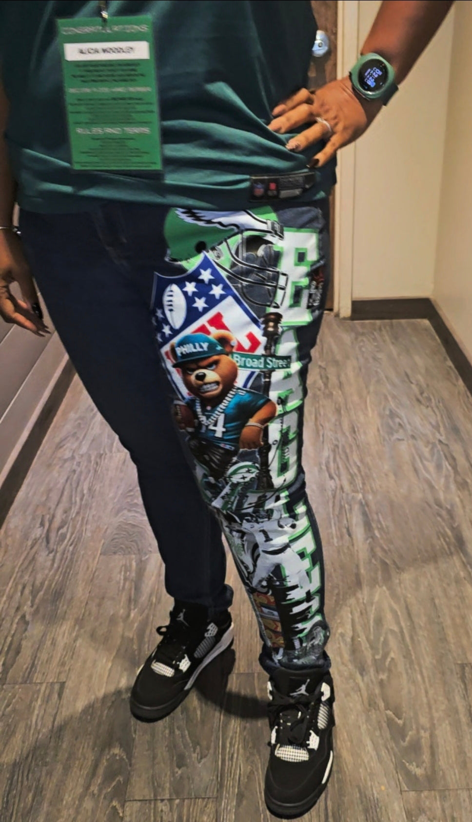 Custom Printed Jeans