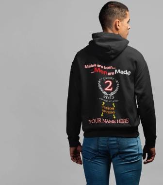 MADE MEN -Organization Order Form- T-shirt , Sweat Shirt, Hoodie (Read Description for complete instructions with additional customization)