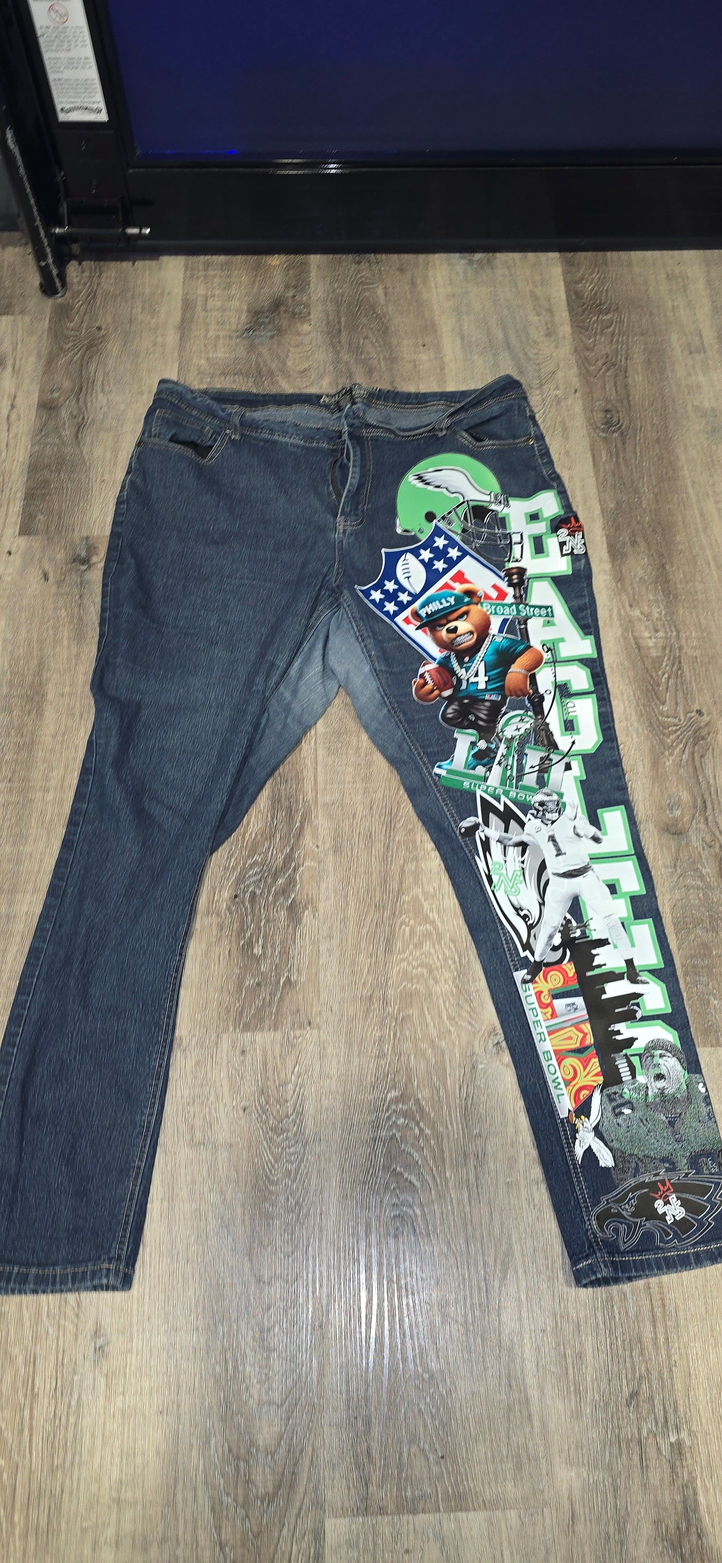 Custom Printed Jeans