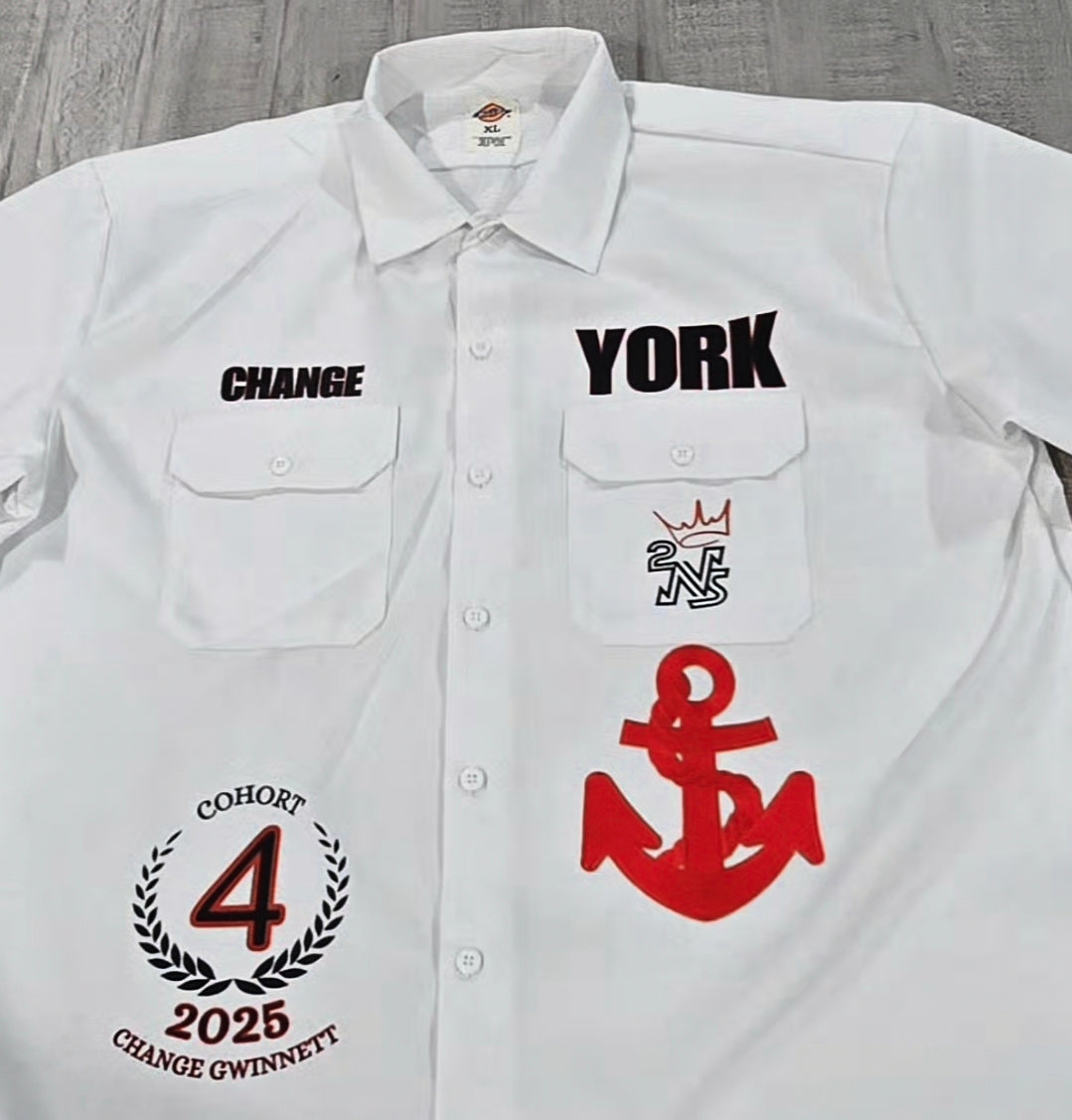 THE STAND OUT | Custom Fraternity and Sorority Button Up | Personalized Organization Shirt by 2N’s