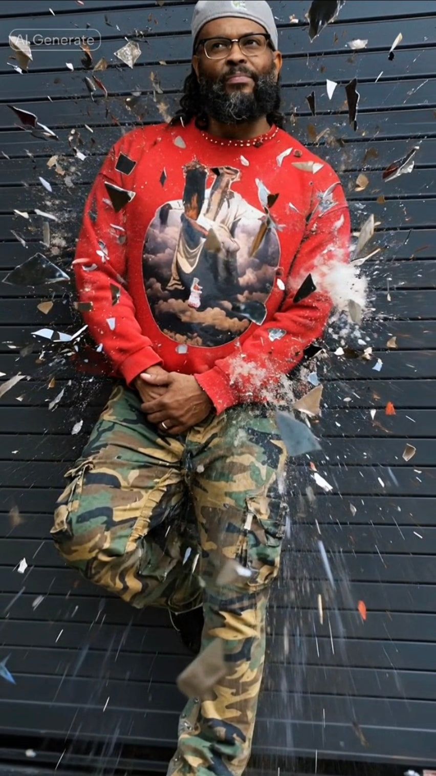 THE JC | Rhinestone Christian Fashion Shirt | Custom Faith-Based Graphic Tee | Cropped or Regular | Handmade by 2N’s