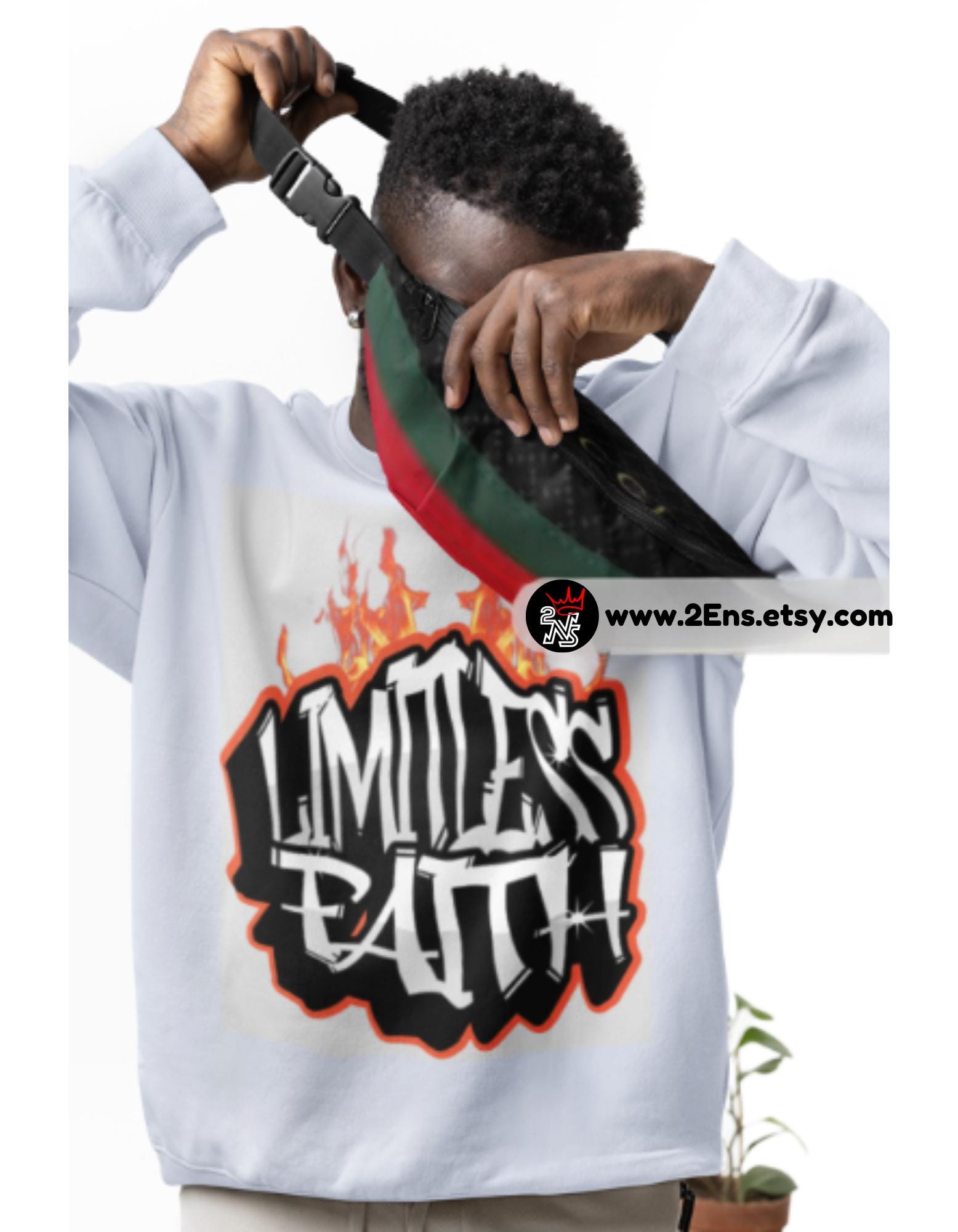 LIMITLESS (Fire) - Faith-Fueled Fashion - Christian Merch - God Merch - Christian Swag - God Swag - Hoodie, sweat shirt, t shirt