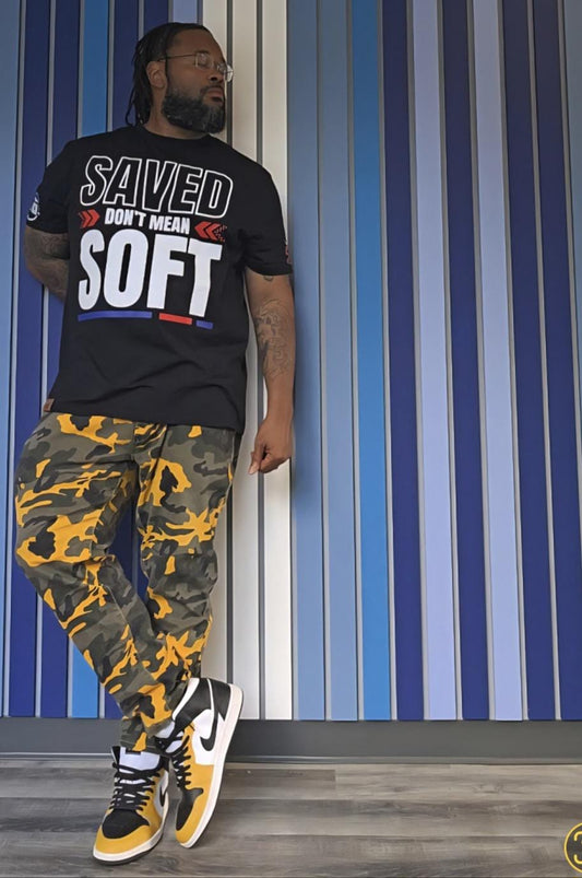 SAVED dont mean SOFT - Faith-Fueled Fashion - Christian Merch - God Merch - Christian Swag - God Swag - Hoodie, sweat shirt, t shirt
