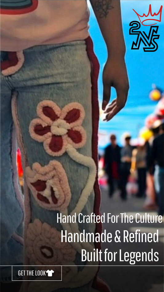 Chubby Chunky Chenille Yarn Printed Pants