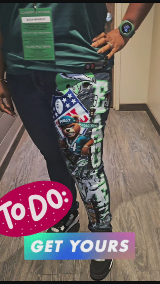 Custom Printed Jeans